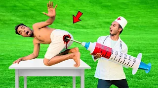 Must Watch Comedy Video Injection Funny Video Doctor Video Try To Not Laugh Best Comedy Video Ep 43