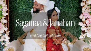 Tamil Wedding Highlight | KIM FILMS | Toronto Wedding | Saganaa & Janahan | Hindu Wedding | SDE | 4K