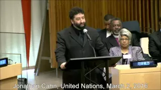 Jonathan Cahn’s powerful 2nd speech at the UN on March 2, 2016