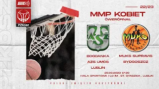 Bogdanka AZS UMCS Lublin - MUKS SUPRAVIS Bydgoszcz (1/4 MMP U15 Kobiet)