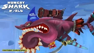 Hungry Shark World Android Gameplay Ep 1 - HELICOPRION