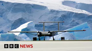 Antarctica: Climate change impact to be mapped by robot plane | BBC News