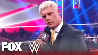 Cody Rhodes issues an open challenge to Brock Lesnar after Night of Champions throwdown | WWE on FOX