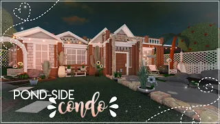 pond-side condo :) | bloxburg speedbuild | nixilia