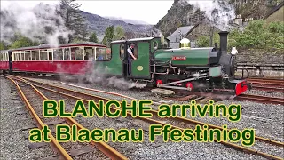 RD26817vid.  BLANCHE at Blaenau Ffestiniog.