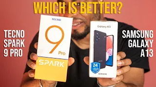 TECNO Spark 9 Pro vs Samsung Galaxy A13: Which Should You Buy?