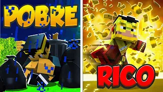 RICO VS POBRE DE UM VELOCISTA no Minecraft! *Kid Flash*