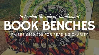 Book benches – ART PROJECT for a charitable cause