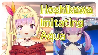 Hoshikawa reacted to Aqua and tried to imitate her【Nijisanji JP/hololive JP】【Eng Sub】