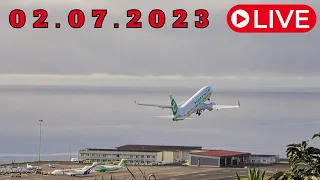 LIVE From Madeira Island Airport 02.07.2023