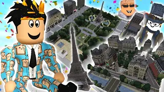 taking a trip and touring PARIS CITY IN BLOXBURG... this is beautiful and insane