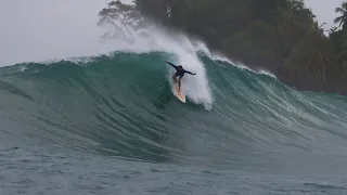 Surfing the Most HISTORIC Big Wave in Panama