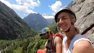 Climbing in Val di Mello