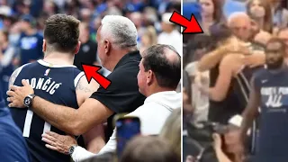 Luka Doncic Shared A Moment With His Father Sasa Doncic After Checking Out For The Final Time!