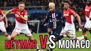 Neymar vs Monaco All Skills And Goals