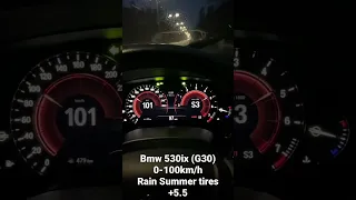 BMW 530ix (G30) 0-100km/h