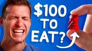 We Offered $100 to Eat this Gummy Bear (most wouldn't!) • White Elephant Show #5