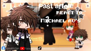 Past Afton React to Michael's AUs  |l Afton Family l| FNAF |l remake l| Gacha Club