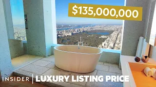 135 Million Dollar Japanese Art Apartment On Billionaire's Row In NYC | Luxury Listing Price