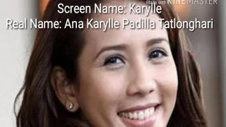 Filipino Celebrities Real Names Part 2