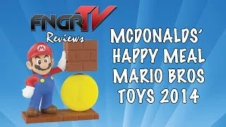 Super Mario Bros Happy Meal Toys McDonalds 2014 UK Review Ashens Style