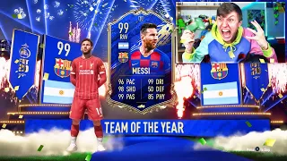 FIFA 20 - TOTY MESSI IN A PACK!! (1ST IN THE WORLD)