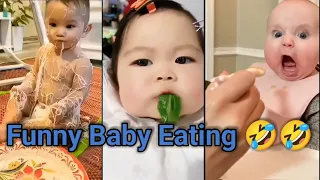 Try Not To Laugh, Baby Eating Funny videos #trending