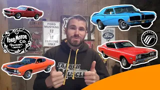 Les MUSCLE CARS de chez Ford! - ce que vous devez savoir