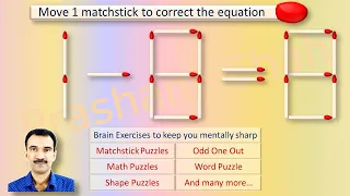 Matchstick Puzzle 1-8=8