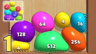 Blob Merge 3d - Gameplay Walkthrough Part 1 - All Max levels 1-15 (Android, iOS)