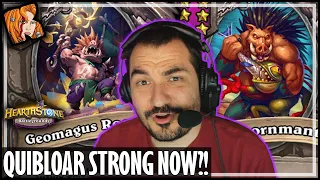 NEW QUILBOAR ARE SO INSANE! - Hearthstone Battlegrounds Duos