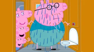 Daddy Pig's Shower ON The Train 💦 | Peppa Pig Official Full Episodes