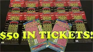 WE SPENT $50 ON LOTTERY TICKETS - SEE WHAT WE WIN