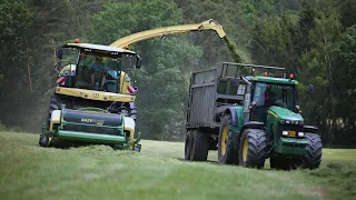 Sběr senáže v ZD Vysočina Želiv | Rok zemědělce