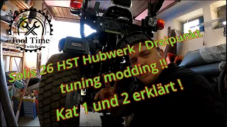 Solis 26 HST upgrade!! Kat 1 und 2 erklärt !! Hubwerktuning !!