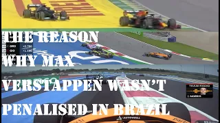 Reason Why Max Verstappen Wasn’t Penalised For Running Lewis Hamilton Wide In The 2021 Brazilian GP