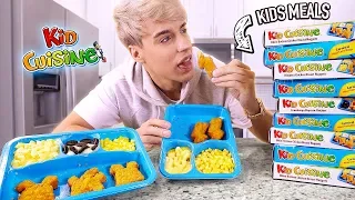 i only ate KID CUISINE frozen meals for 24 hours