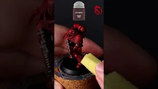 How to Paint Blood Angels Space Marines Warhammer 40k  - Flashing Badger Painting #bloodangels