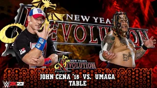 Full Match - John Cena vs. Umaga: Table Match|WWE 2K23