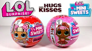 Opening LOL Surprise Loves Mini Sweets Hershey's Hugs & Kisses UK - No talking ASMR