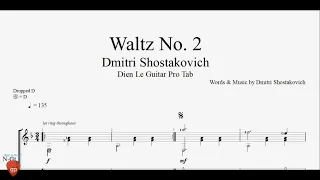 Dmitri Shostakovich - Waltz No. 2 - Guitar Tabs