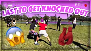 LAST TO GET KNOCKED OUT 🥊| FLORIDA EDITION (gone wrong)