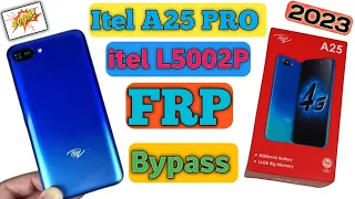 Itel A25 Pro FRP Bypass | Itel L5002P FRP Bypass | itel a25 Google Account Bypass