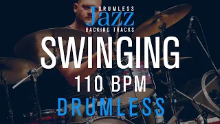 Swing - Slow Tempo Jazz Drumless Backing Track - 110 Bpm