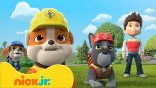 Rubble Bow Wow Builds a Bridge with His Family! 🛠️ | Rubble & Crew | Nick Jr. UK