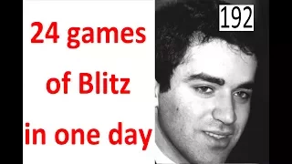 How strong was Kasparov in his prime at Blitz?