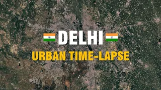 Urban Time Lapse of Delhi Metro Area