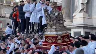 Festa S. Agata ‘24 - Catania. Spettacolare Uscita Trionfale