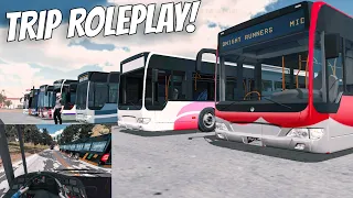 Road Trip With BUS! | Roleplay & Funny Moments! | Car Parking Multiplayer