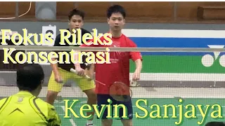 Kevin Sanjaya Dan Marcus Fernaldi Gideon Latihan bersama